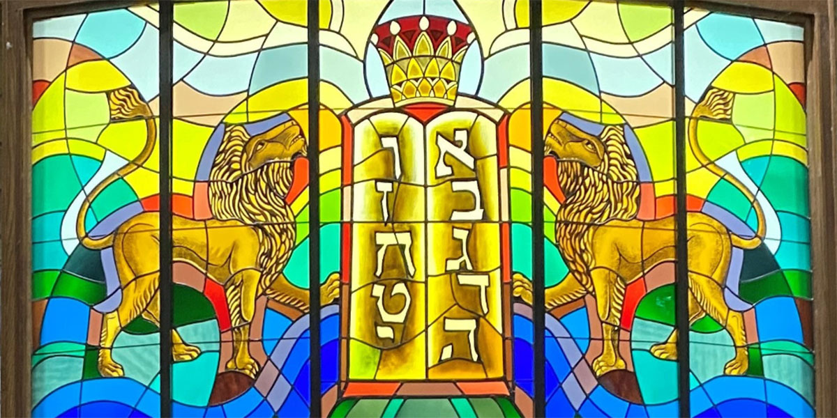 Stained glass in TBS’s beautiful sanctuary. Stained glass in TBS’s beautiful sanctuary.